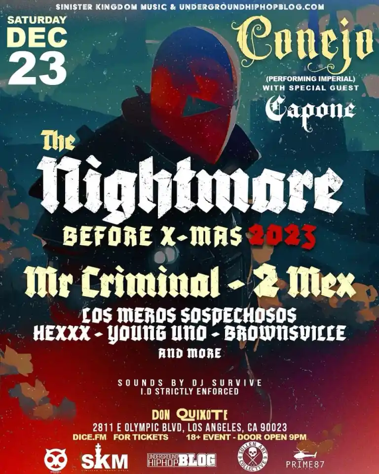 Conejo Nightmare Before X Mas Ft Mr Criminal And Mex