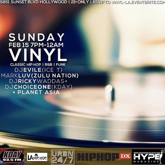 Vinyl - Sunday 2015