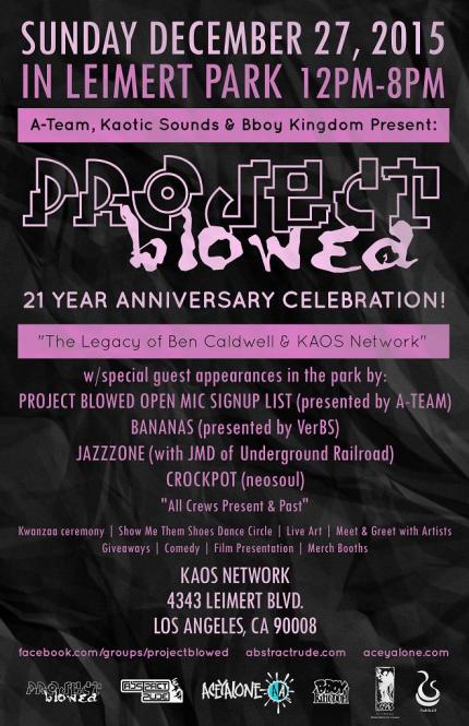 Project Blowed Anniversary 2015