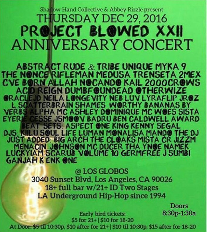 project blowed anniversary 2016