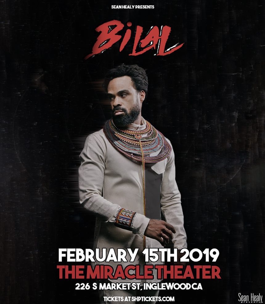 Bilal at The Miracle Theater in Inglewood