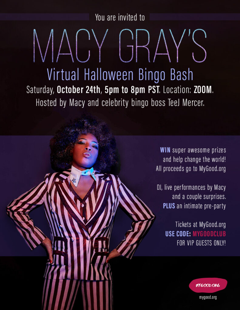 Macy Gray S Halloween Bingo Bash Vip Access