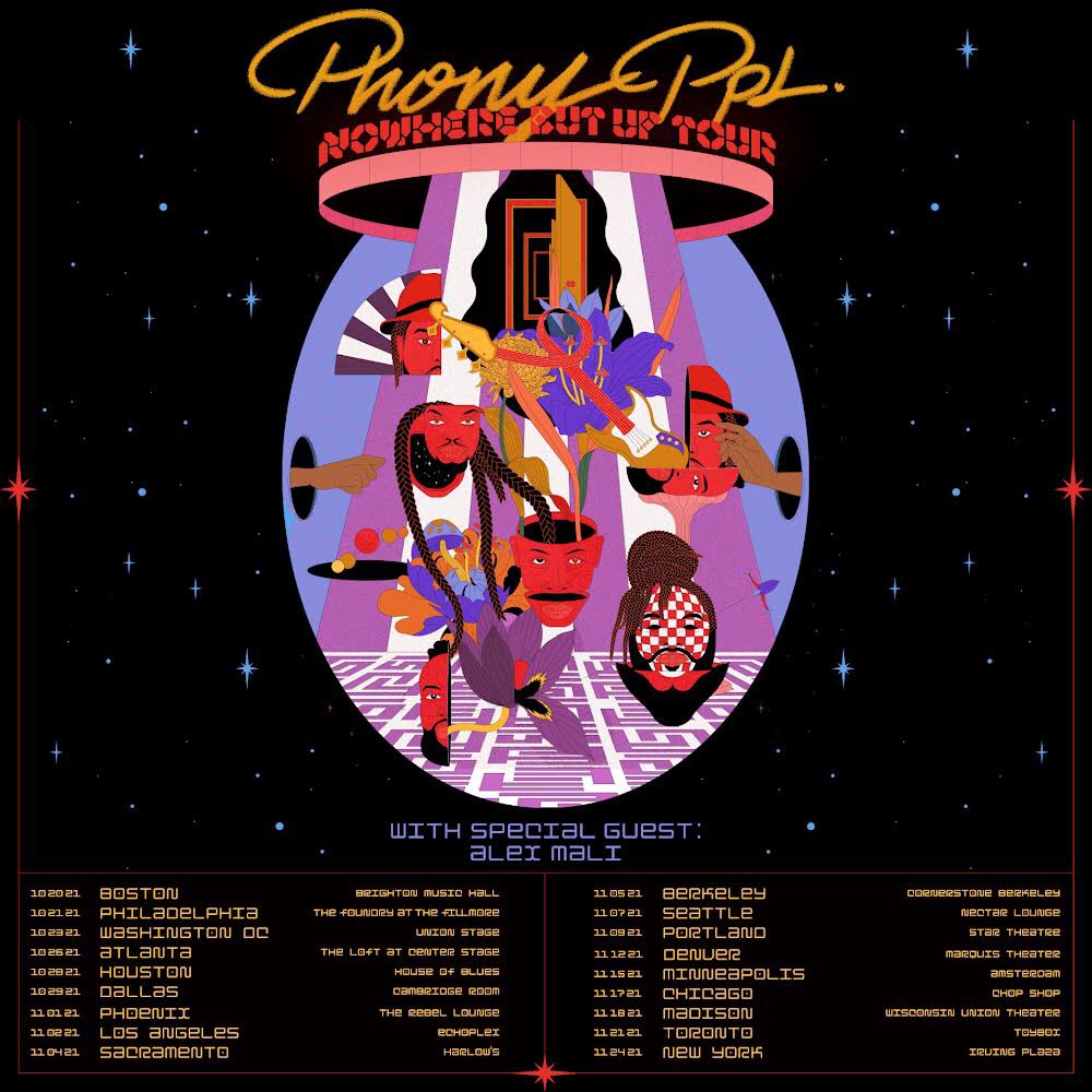 Phony PPL Nowhere But Up Tour 2021 Schedule