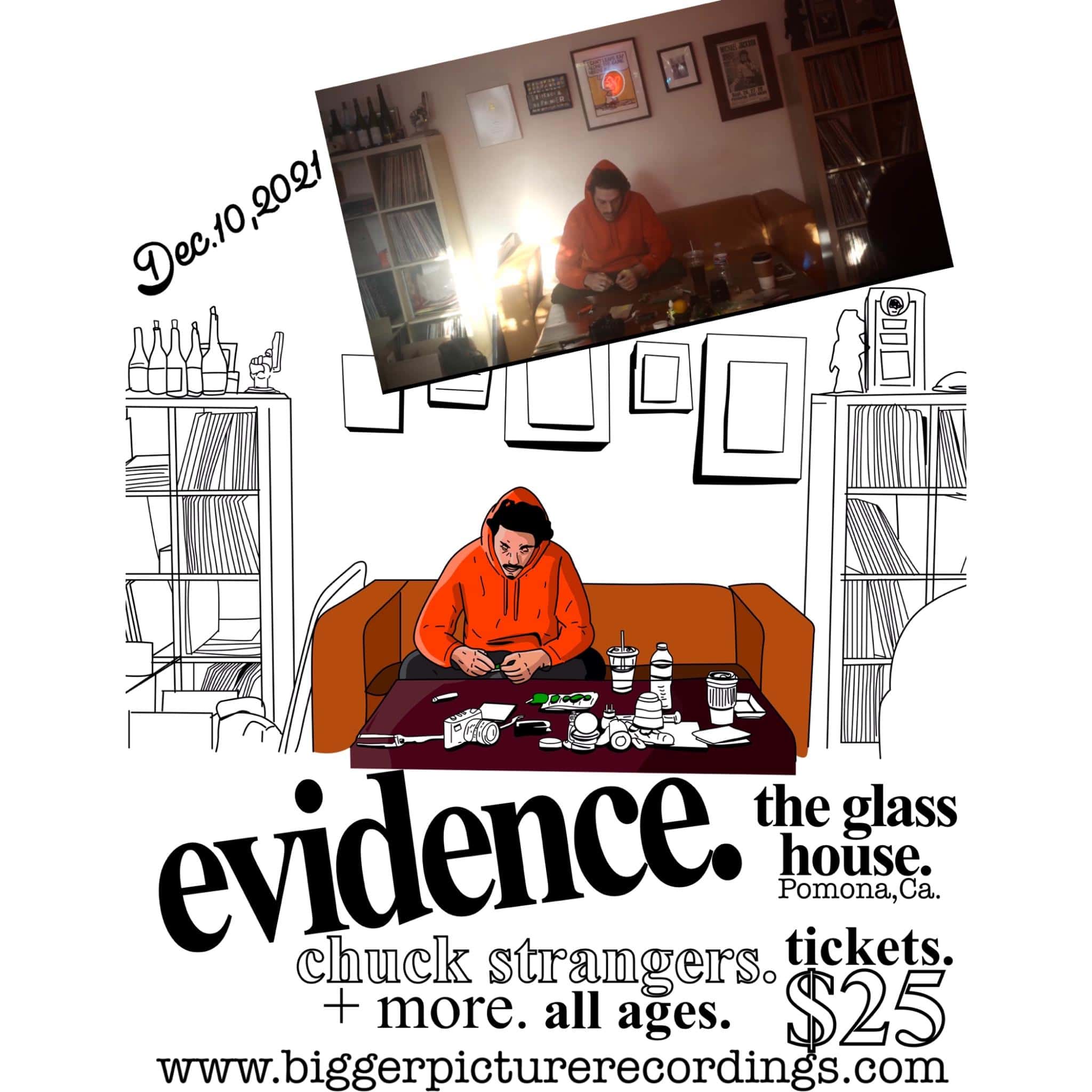 Evidence The Glass House, Pomona LA Hip Hop Events