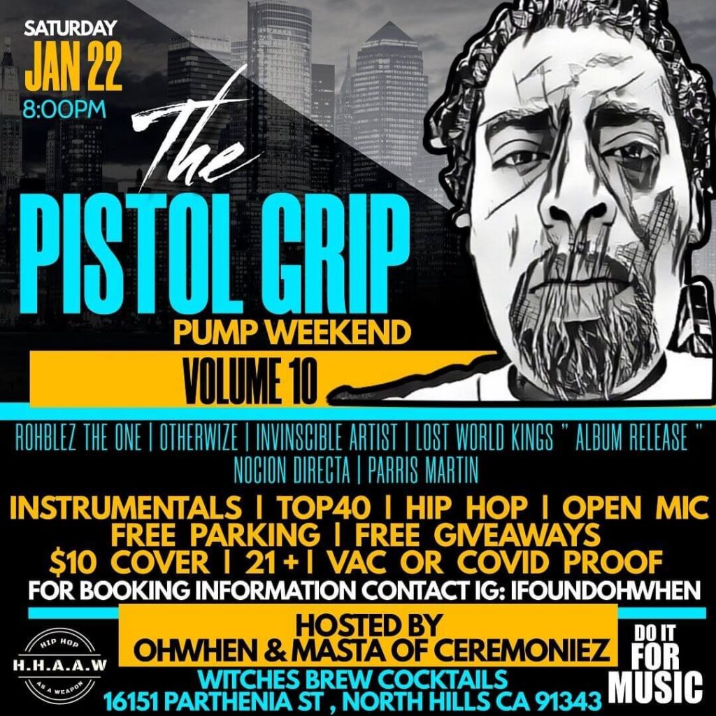 VOLUME 10 "PISTOL GRIP PUMP" Witches Brew Cocktails