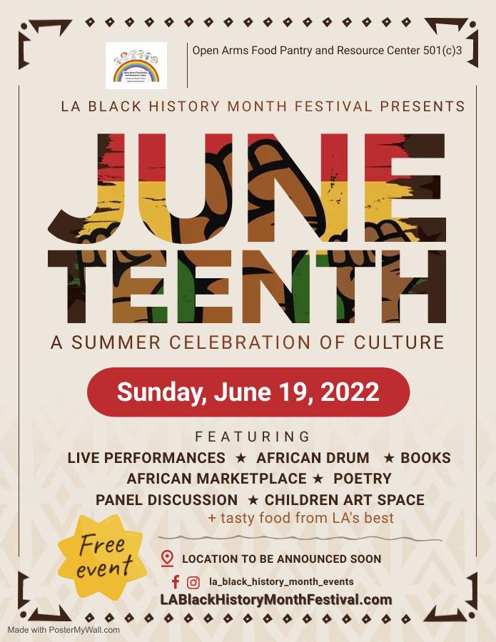 Juneteenth x Los Angeles Black History Month Festival