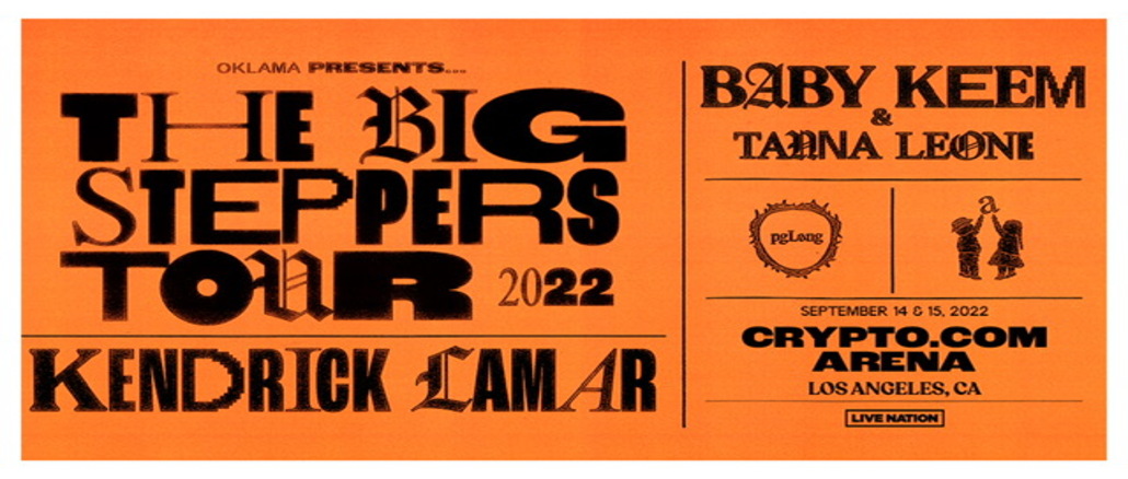 Catch Camryn on the Big Steppers Tour w/Kendrick Lamar Streaming