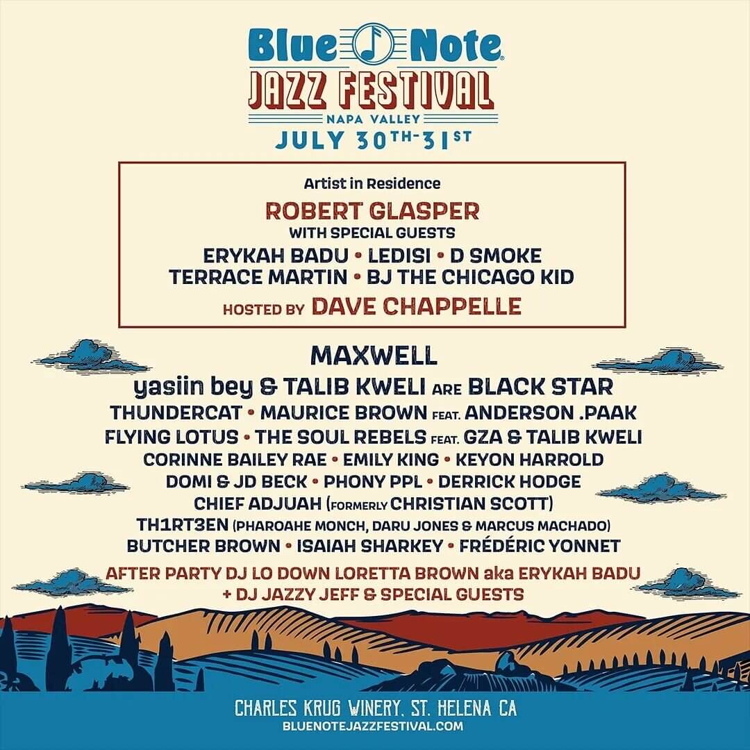 Blue Note Jazz Festival Napa Valley, St Helena