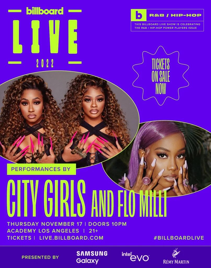 Billboard Live: R&B Hip-Hop City Girls with Flo Milli