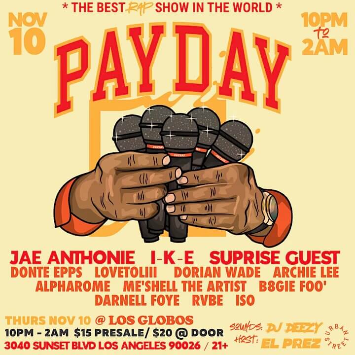 payday la nov 2022