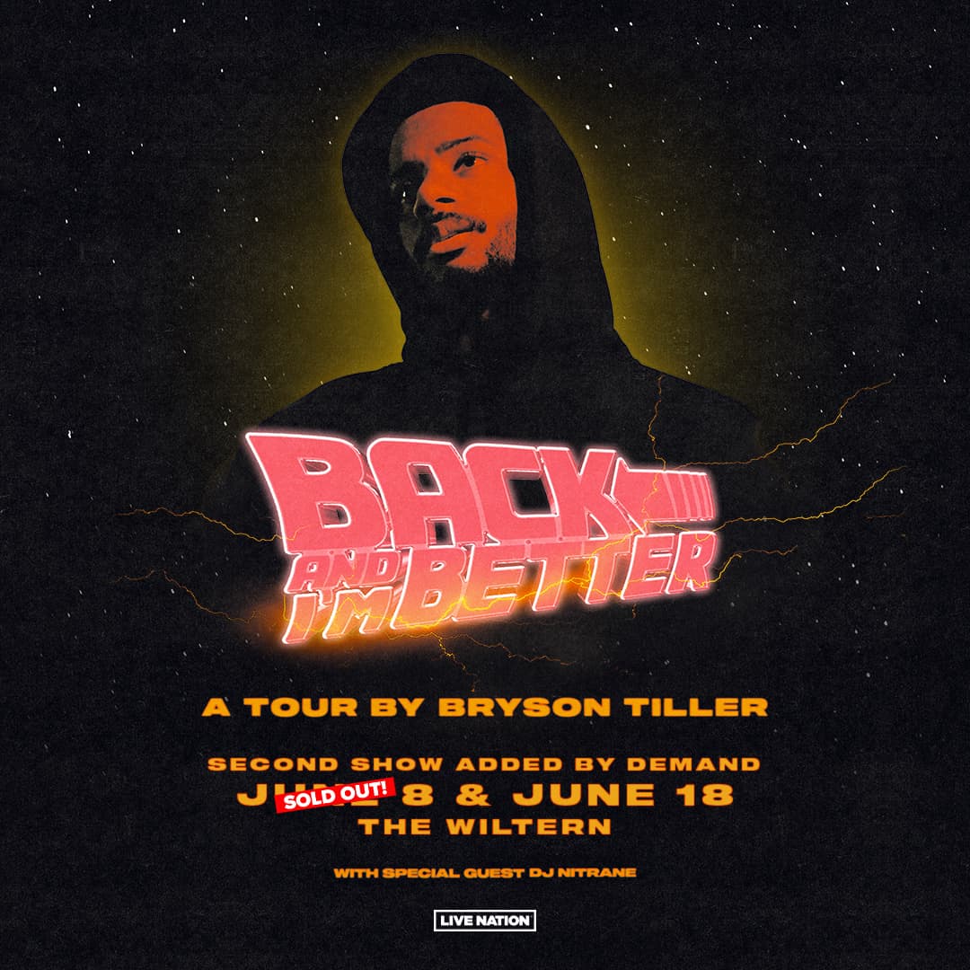 Bryson Tiller - 2nd Show Added