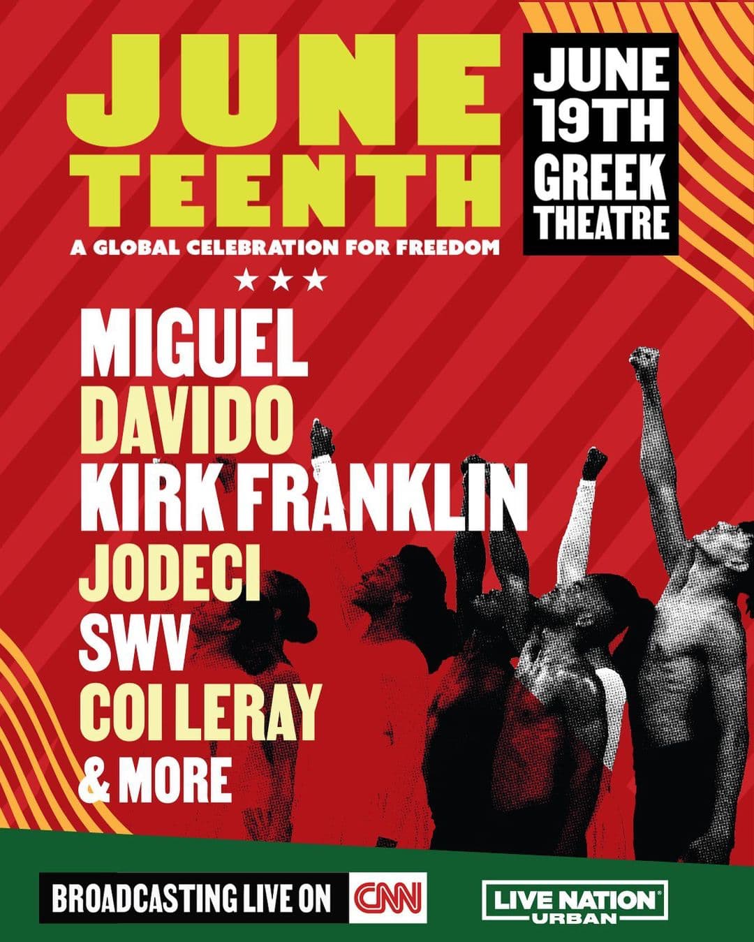 A Global Celebration of Freedom Greek Theatre⁣