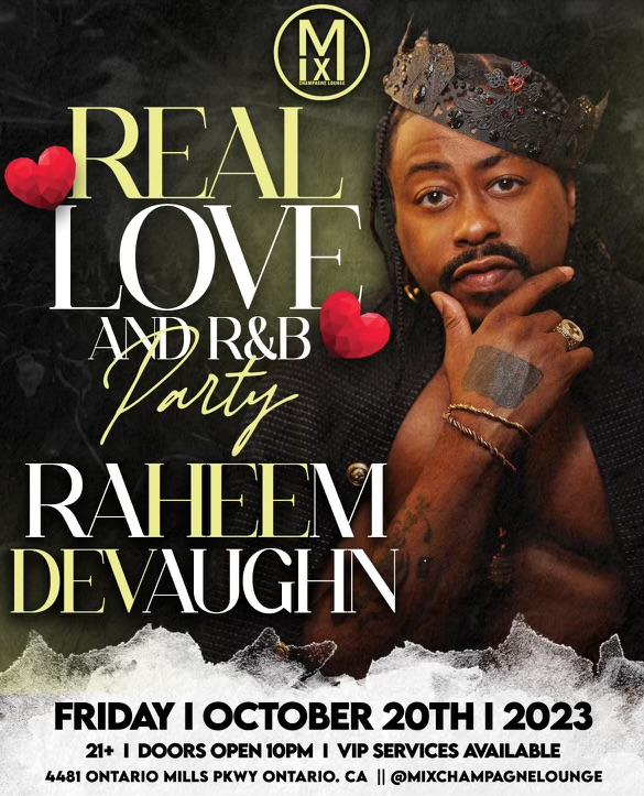 Raheem Devaughn Love an R&B Party