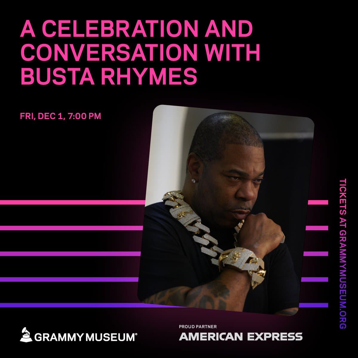 Busta Rhymes at Grammy Museum