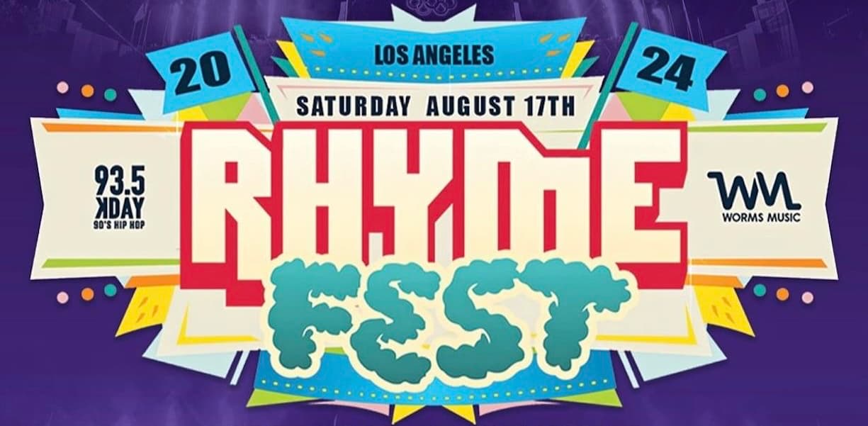 Rhyme Fest Block Party DTLA Arts District Aug 17