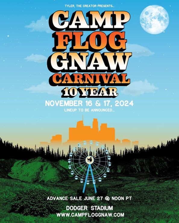 Camp Flog Gnaw Carnival 2024 at Dodger Stadium Grounds,