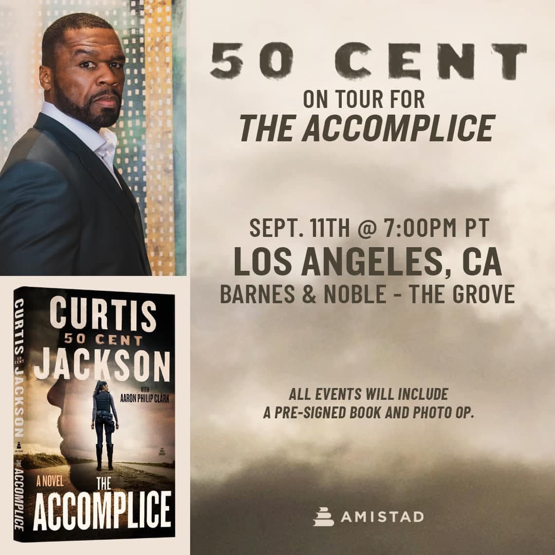 Curtis "50 Cent" Jackson celebrates THE ACCOMPLICE at B&N The Grove