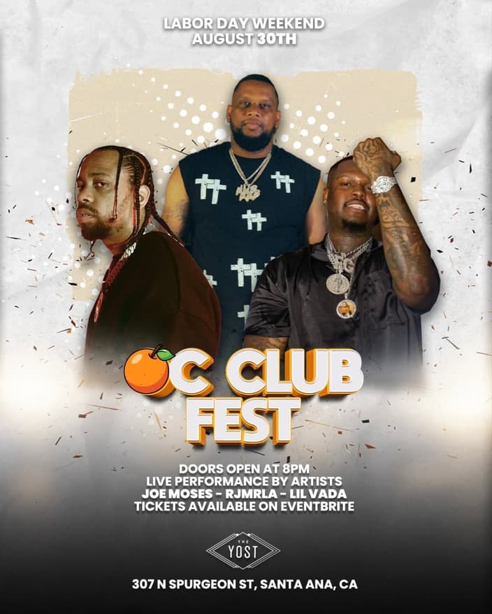 OC CLUB FEST Labor Day Weekend 2-2