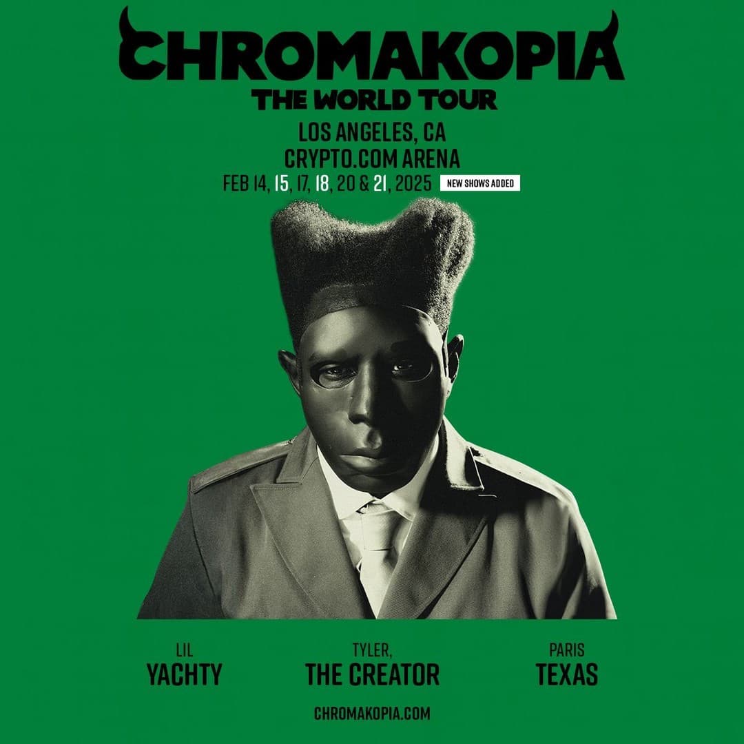 Tyler The Creator Chromakopia World Tour Added LA Dates-2