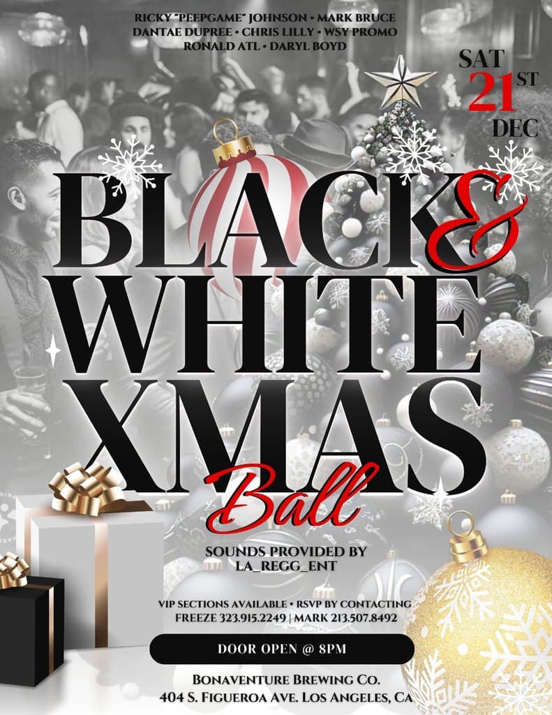 Annual Black & White Xmas Ball --4-2