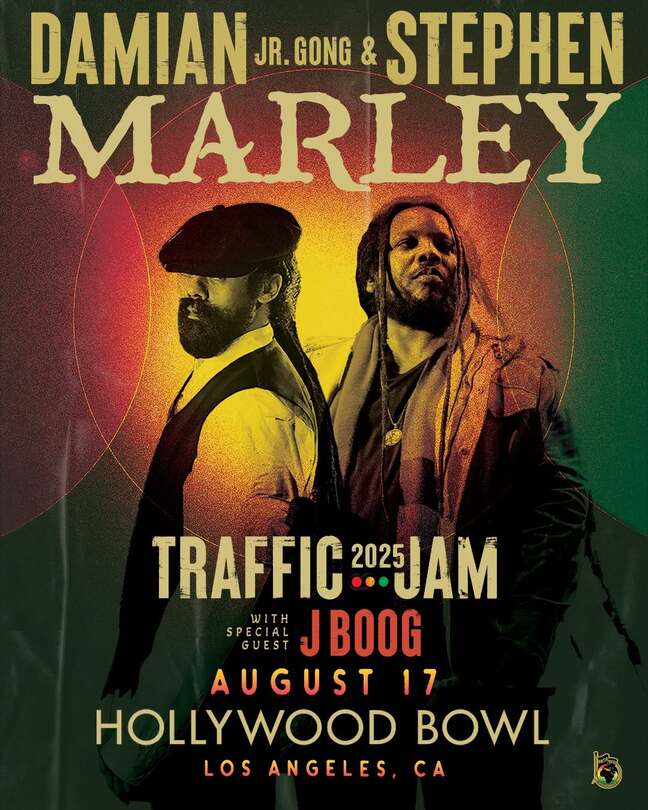 Reggae Night XXIII⁣⁣ Damian Marley and Stephen Marley⁣⁣ at Hollywood Bowl