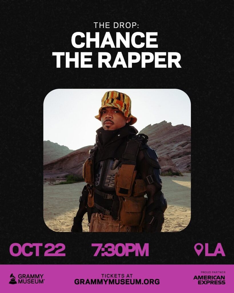 Tear Drop Rapper The Drop: Chance The Rapper at GRAMMY Museum LA