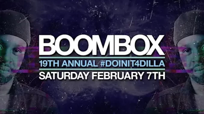 Boombox Dilla Banner 2026