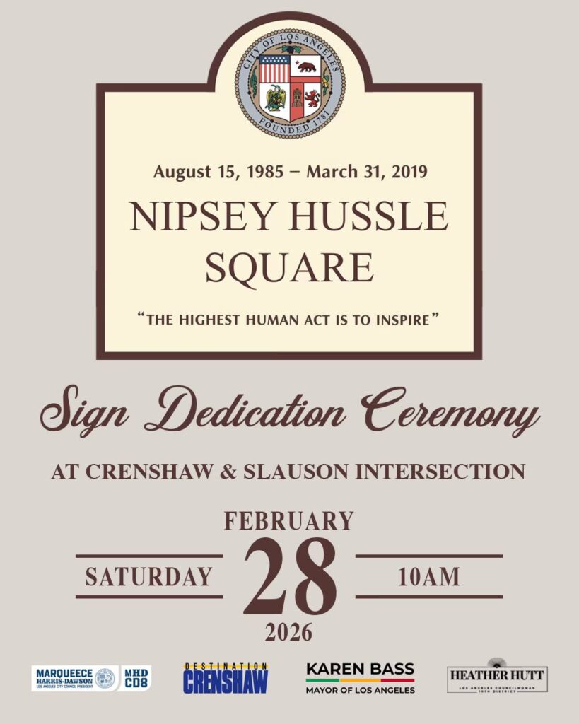 Nipsey Hussle Dedication LA