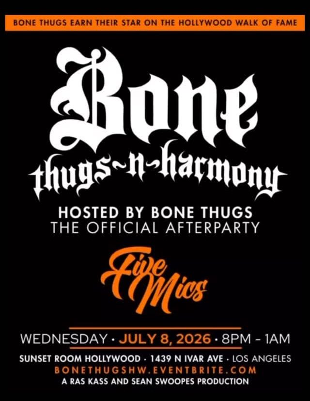 Bone Thugs-N-Harmony Hollywood Star Celebration
