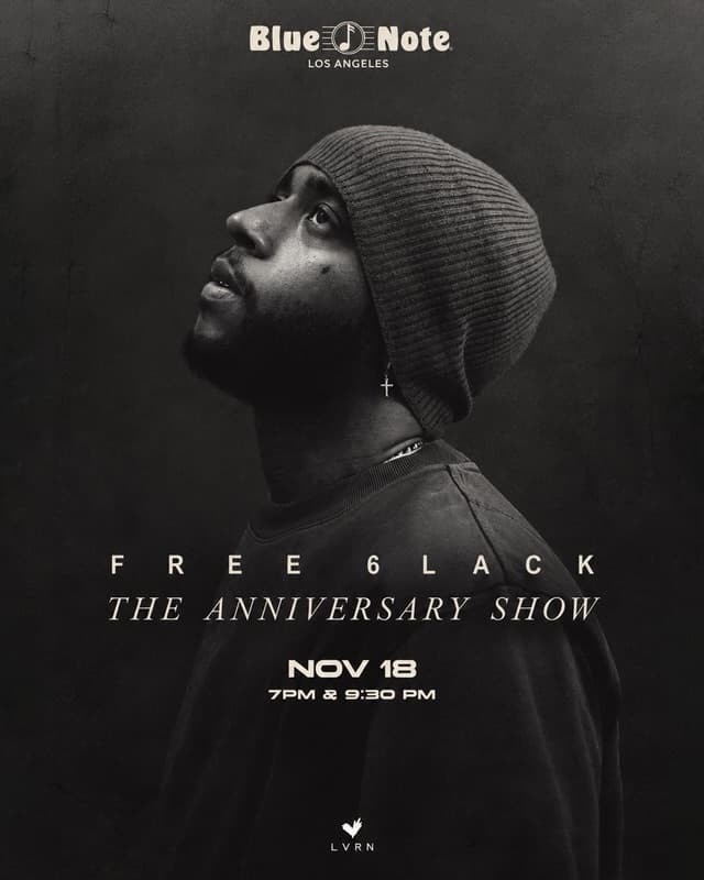 6LACK - Blue Note LA